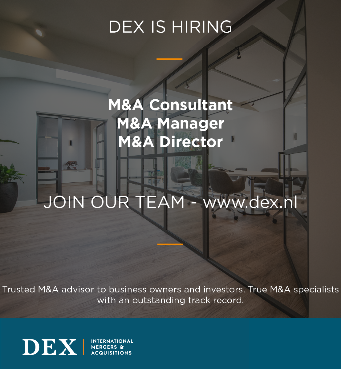 DEX international M&A is hiring!